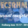 Follow-up from ECSRHM conference in Freiburg