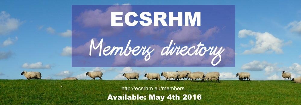 Launch announcement – ECSRHM Members directory